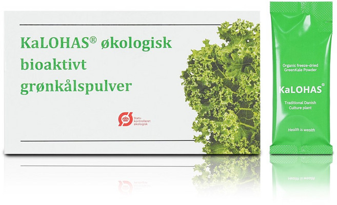 칼로하스 덴마크 유기농 그린케일 25p, 1개, 50g