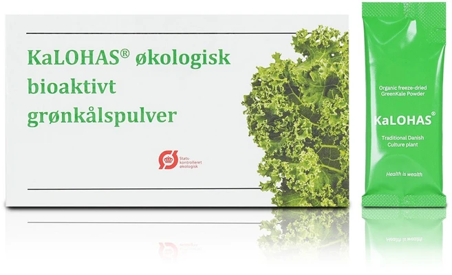 칼로하스 덴마크 유기농 그린케일 25p, 1개, 50g - 쿠팡
