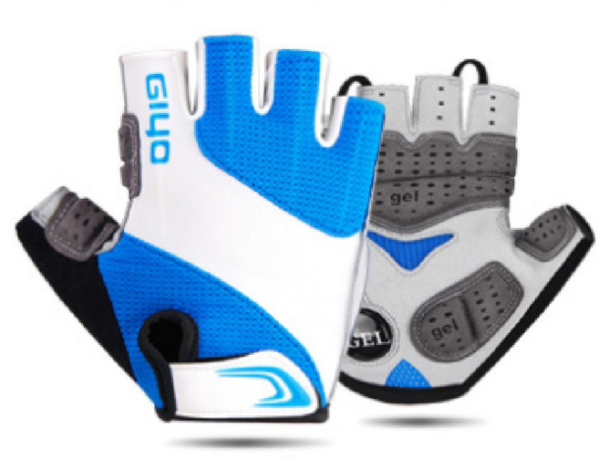 GIYO지요 남녀공용 하프핑거 젤패드 라이딩장갑 S10 충격흡수 반장갑, S10 블루