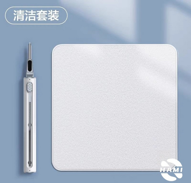 超實用耳機清潔套裝，多功能清潔筆，適用於AirPods、鍵盤、筆電、相機、手機清潔, 1個, 清潔套裝【伸縮款清潔筆+拋光佈】