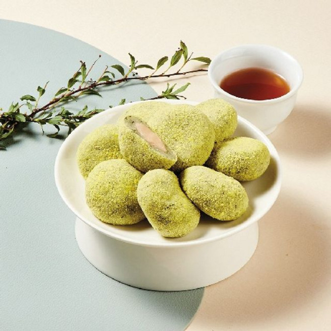 고수록 생모시 두텁떡, 4개, 400g