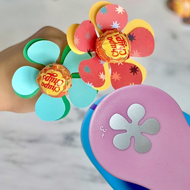 곰지마켓 모양펀치 3인치 대왕 웨이브 가장큰사이즈 미술준비, 3인치 대왕 꽃잎