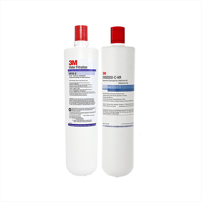 3M 정수기필터 DIY-2500용 리필필터 DIY-2500, 상세 설명 참조, 1개