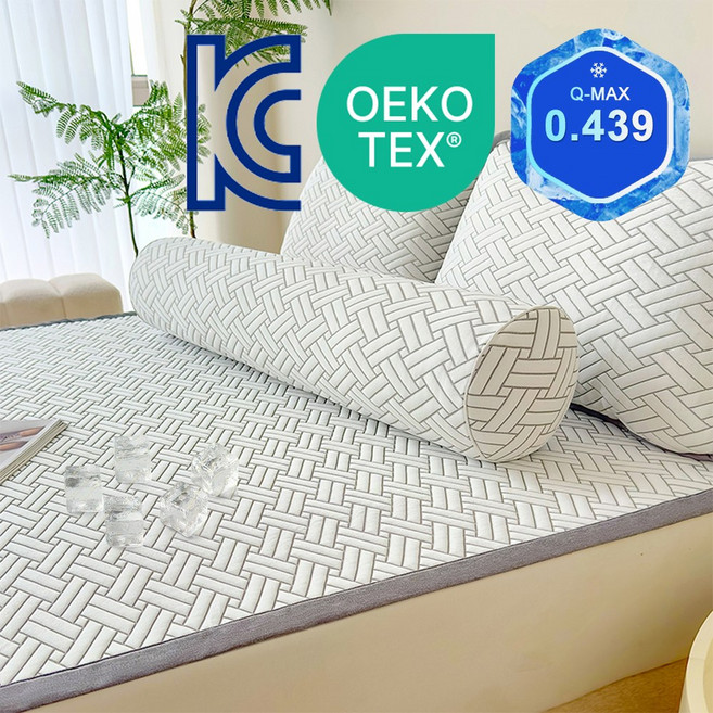 [한정특가] Cozy Aura 3중직 Q-MAX 0.439 냉감 바디필로우 안고자는 대형 롱쿠션 여름 긴베개, 화이트