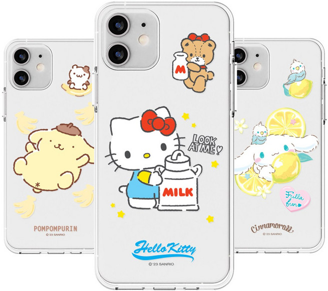 산리오 헬로키티 초콜렛 클리어 젤리 케이스 갤럭시A17