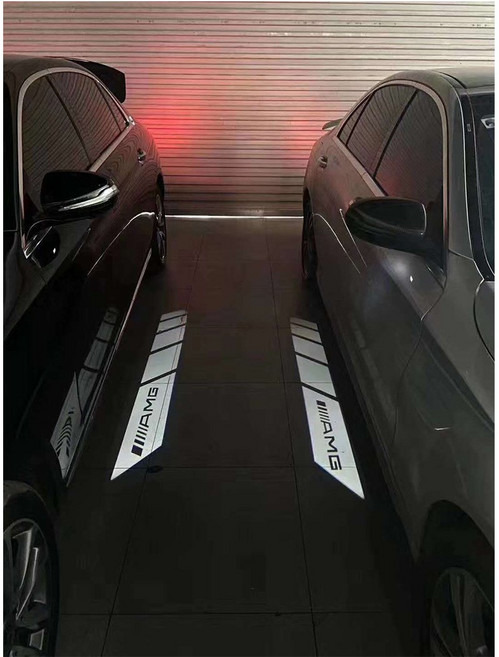 벤츠 사이드미러 램프 퍼들램프 도어라이트 웰컴라이트 AMG 로고, AMG로고