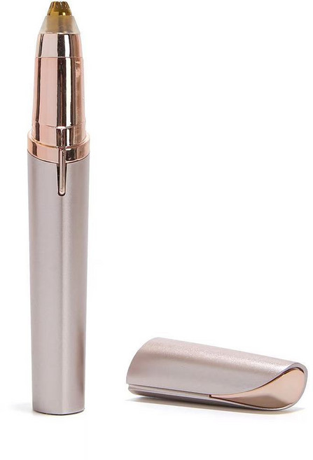 DS 전동 눈썹 정리기 다기능 얼굴 입술 귀밑머리 누썹 제모기, 샴페인 골드