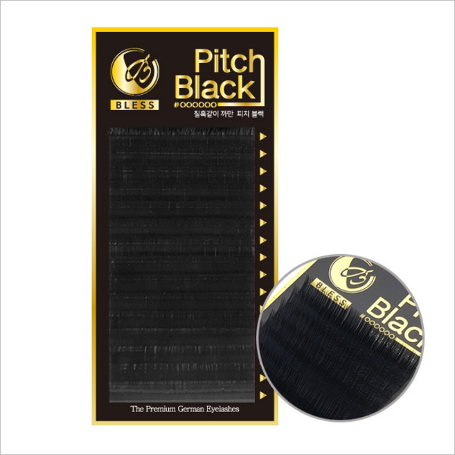 블레스 피치블랙속눈썹 LC+컬 속눈썹연장모, 1개, LC+0.10-11