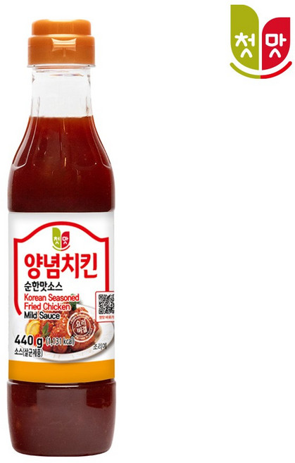 청우식품 치킨소스 순한맛, 440g, 1개
