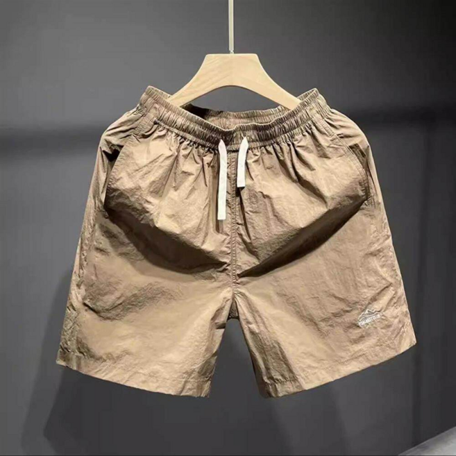 速乾短褲男士夏季薄款寬鬆五分褲戶外運動沙灘褲