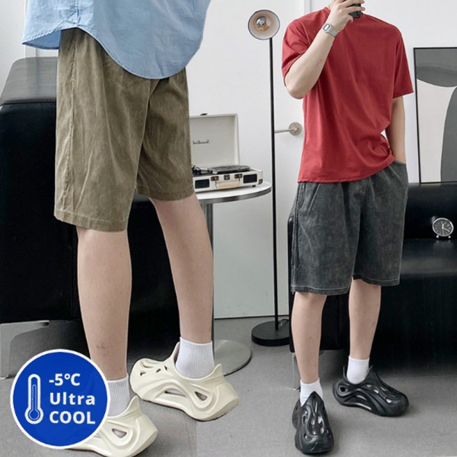 숏/기본/롱 텐셀 아이스 애쉬드 코지 피그먼트 반바지 팬츠