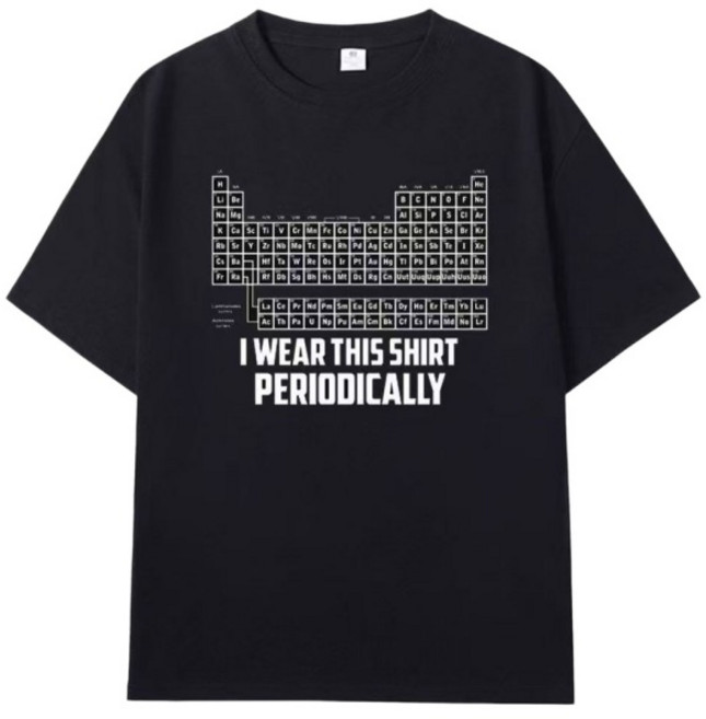 프로젝트 헤일메리 원소주기표 면 반팔 티셔츠