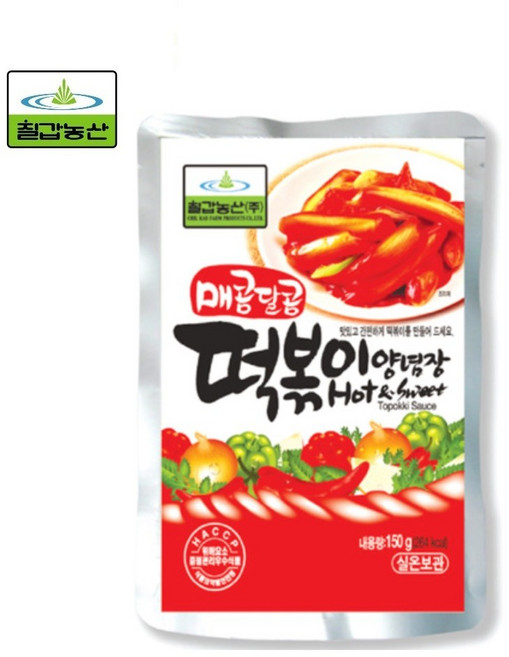 [칠갑농산]매콤달콤 떡볶이 양념장 150g, 1개