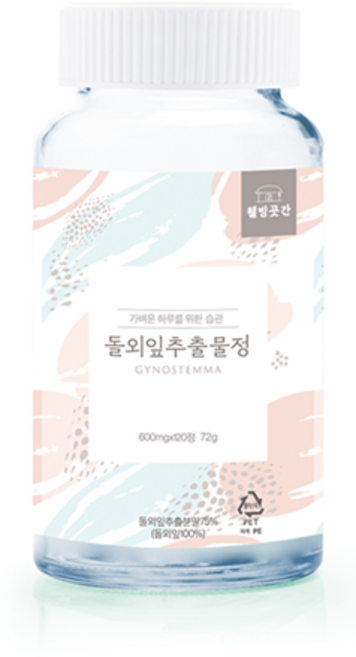 돌외잎 추출물정 600mg 120정, 1개