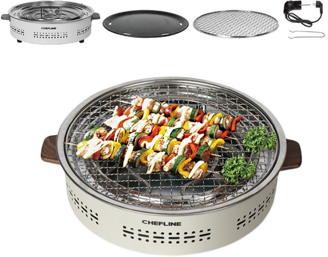 셰프라인 전기 직화구이 올인원 휴대용 전기화로, 1초 직화구이