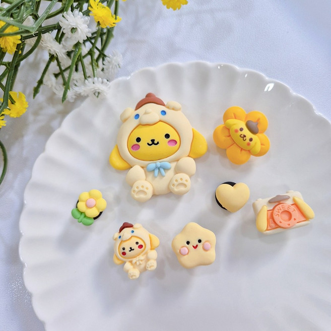 펭샵 후드캐릭터 악세사리 파츠 참 세트