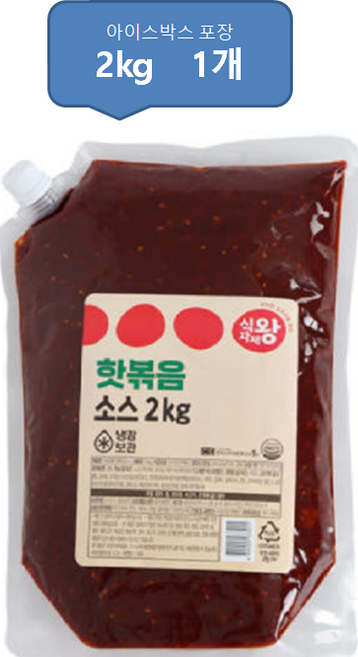 [패밀리푸드] 식자재왕 핫볶음소스 2kg 매콤한소스, 1개