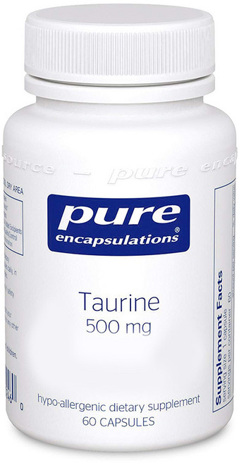 Pure Encapsulations 牛磺酸膠囊 500mg, 60顆, 1罐
