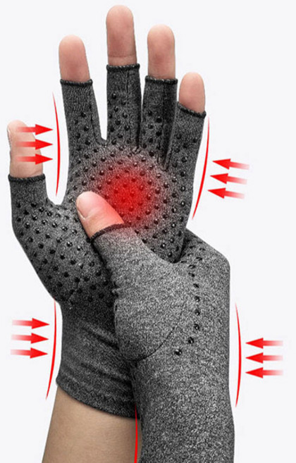 압박장갑 손저림 시림 마디통증 건초염 손목터널증후군 컴퓨터 작업 압박 반장갑