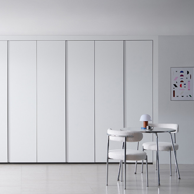 솔리에 플라타 여닫이 슬라이딩 미닫이 붙박이장 210~360cm 7자 8자 9자 10자 11자 12자, 2. 플라타 여닫이 라이트 그레이