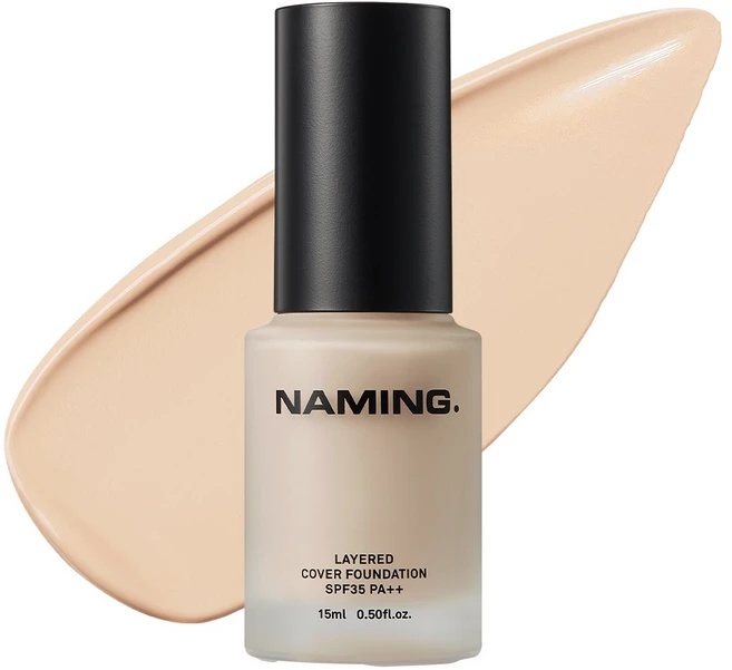 네이밍 레이어드 커버 파운데이션 15ml 3 color, 17Y, 1개 - 쿠팡