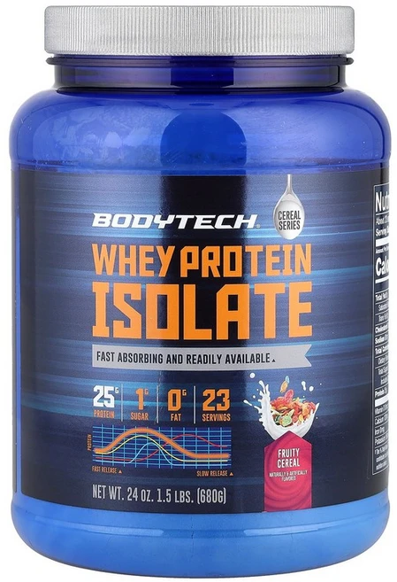 BodyTech 분리유청단백질 프루티 시리얼 680g(1.5lb) BodyTech (바디텍), 680 g, 680g, 1개 - 쿠팡