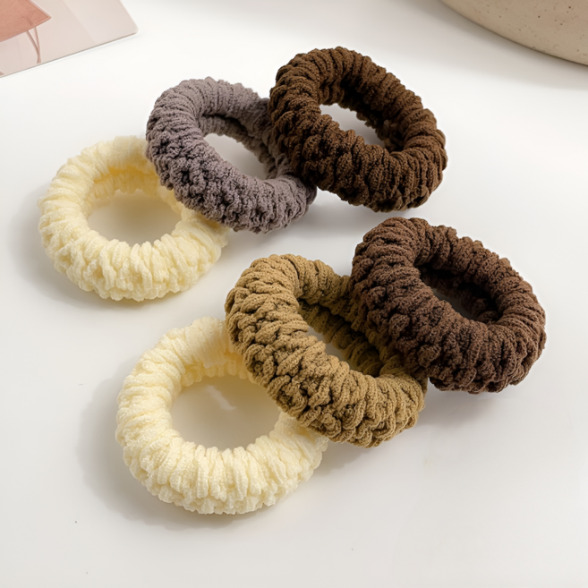 사각마켓 자국안남는 두꺼운 곱창 여성머리끈