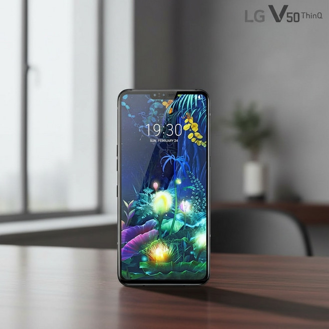 가네 LG V50 ThinQ 5G 지문방지 액정보호필름 2매입, 투명, 2개