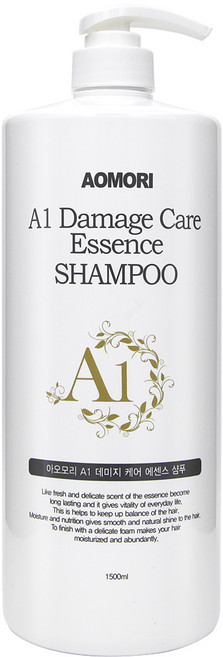 아오모리 A1 데미지케어 에센스 샴푸, 1.5L, 1개