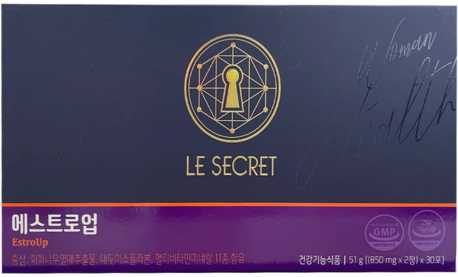 뉴트리원 르시크릿 에스트로업, 60정, 1개 - 쿠팡