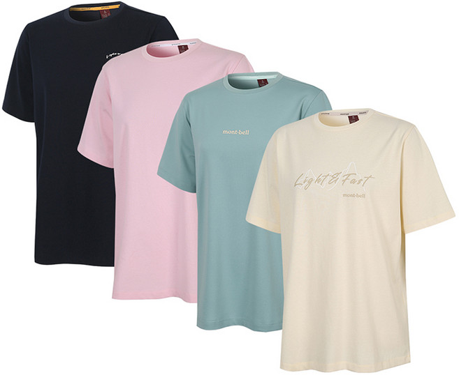 몽벨 여성 데일리 베이직 반팔 티셔츠