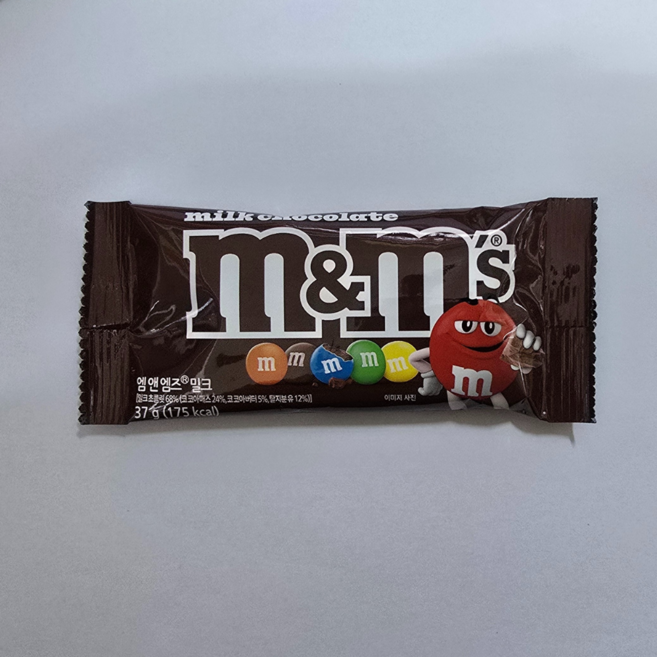 한국마즈 엠앤엠즈 밀크 초콜릿 37g 12봉, 12개