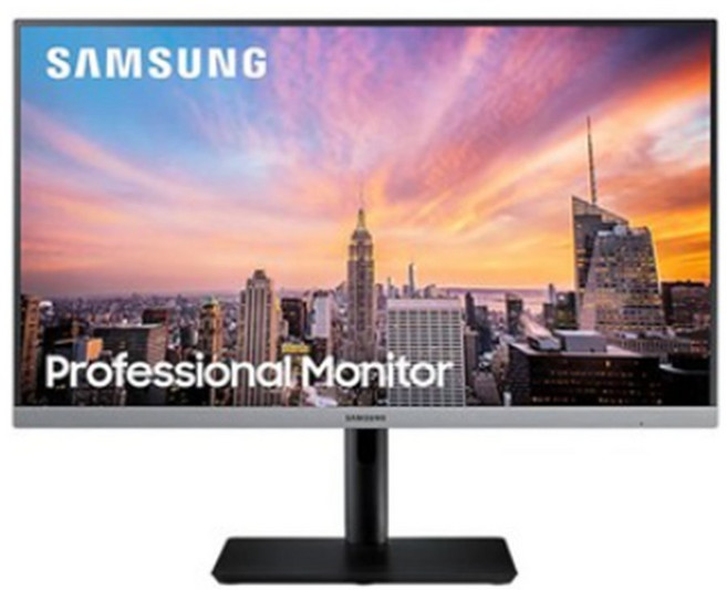 삼성전자 24인치 S24R650 IPS 3면 베젤리스 75Hz 세로 모니터 피벗 리퍼 중고AA, 60.4cm, 단기랜탈제품