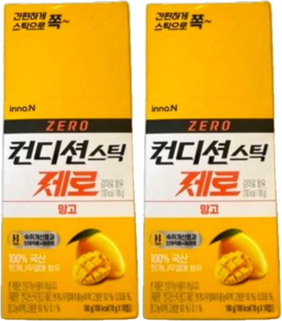 컨디션 스틱 제로 망고 18g x 10포 x 1개, 1박스