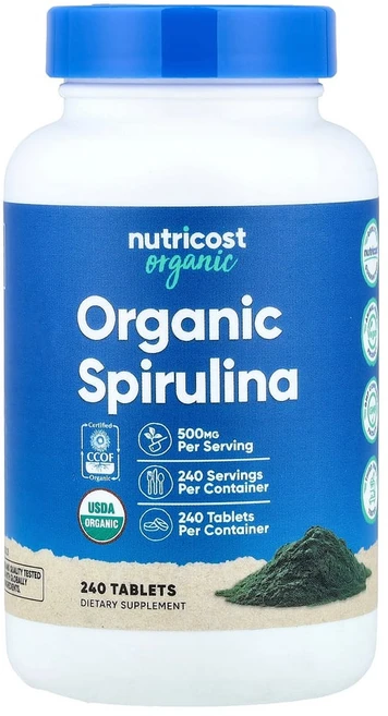 아이허브 스피룰리나 500mg 240정, 1개 - 쿠팡