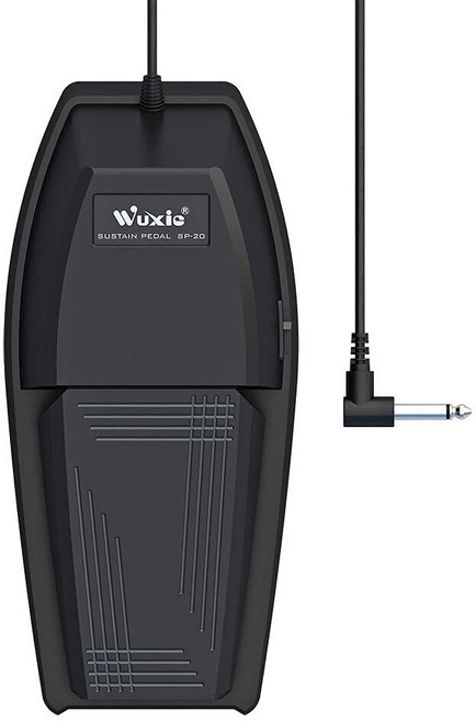 Wuxic 새로운 서스테인 페달 야마하 카시오 롤랜드 코르그 Behringer Moo 디지털 피아노 및 미디 전자 키보드용 범용, Wuxic 새로운 서스테인 페달, 야마하 카시오 롤랜드
