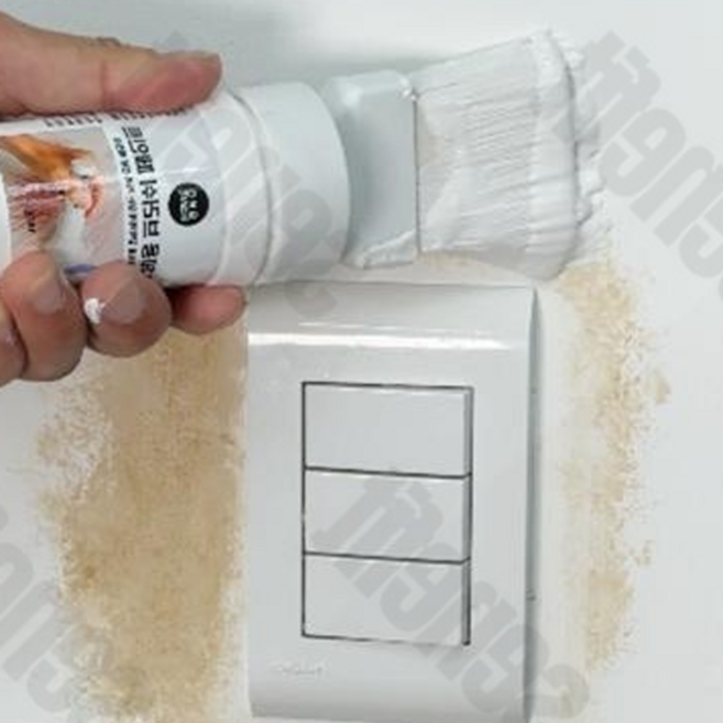 벽지복원도료 벽지복원제 벽지얼룩제거제 벽지곰팡이제거, 1개, 180ml, 화이트