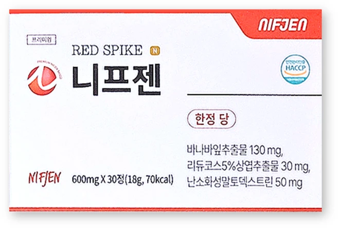 니프젠 스파이크 프리미엄 600mg, 60회분, 1세트 - 쿠팡