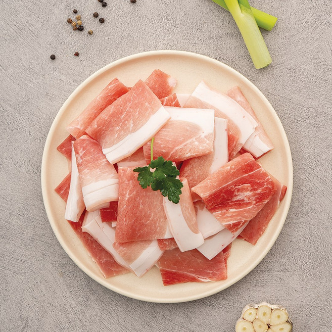 미트인 한돈 뒷다리살 제육용, 1개, 500g