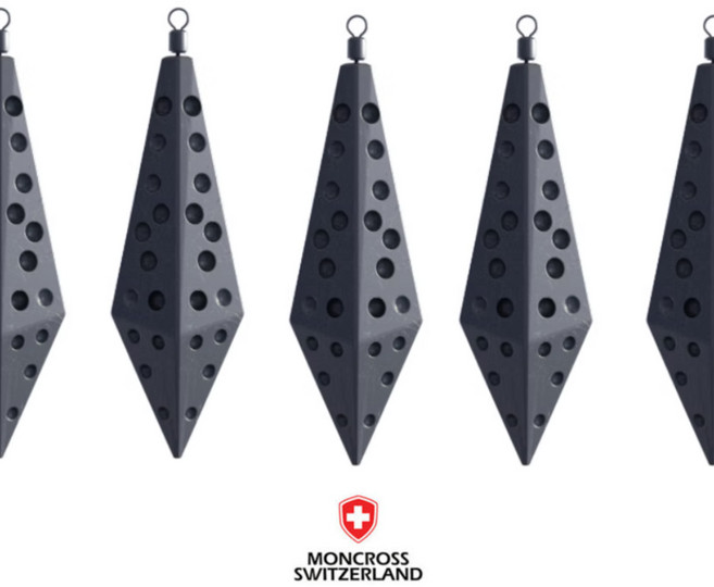 몽크로스 다이아몬드 회색봉돌 대용량 두족류 한지 오모리그 쭈꾸미 갑오징어 딤플싱커 회전도래, 다이아몬드 회색봉돌 20호(9개)