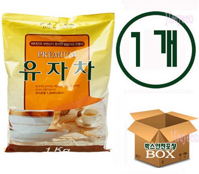 대호푸드 유자차 분말, 1kg, 1개, 1개입