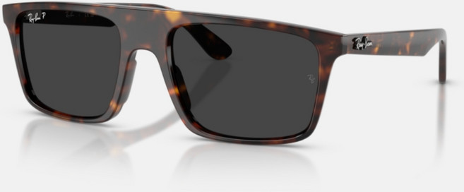 Ray-Ban雷朋 RB2222F-902/48 方形膠框偏光太陽眼鏡