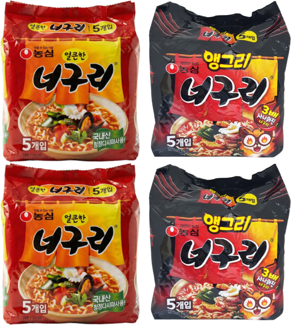 너구리 세트 너구리10 + 앵그리너구리10