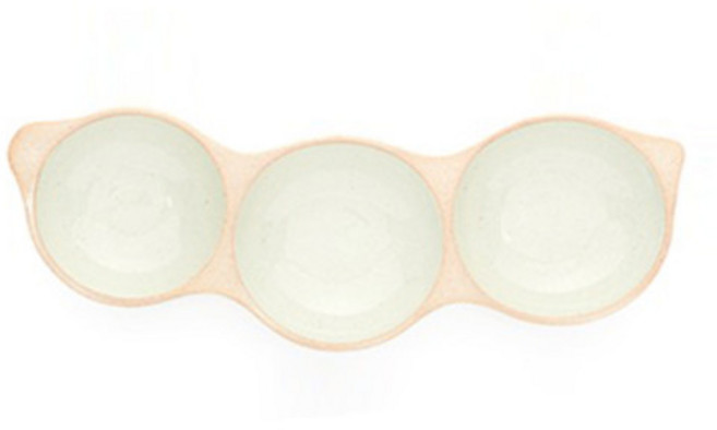 에라토 여울 콩깍지 대 3절 찬기 3color 반찬그릇 예쁜그릇 래머킨 양념종지 소스그릇, 소, 흑색, 1개