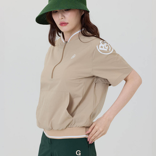 제이투제이 여성골프웨어 플레이어 모션 반집업