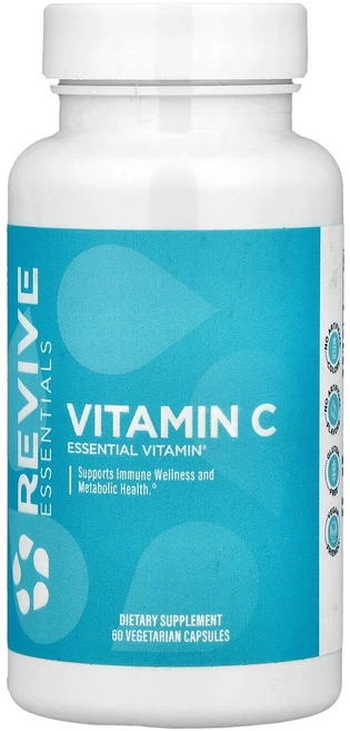 Revive 비타민C 1g 베지 캡슐 60정(캡슐당 0.5g) Revive (리바이브), Revive, 비타민C, 1g, 베지 캡슐 60정(캡슐, 1개, 60정 - 쿠팡