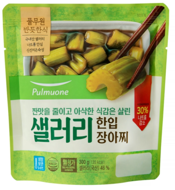 [풀무원] [반듯한식]샐러리 한입장아찌, 2개, 2개, 300g