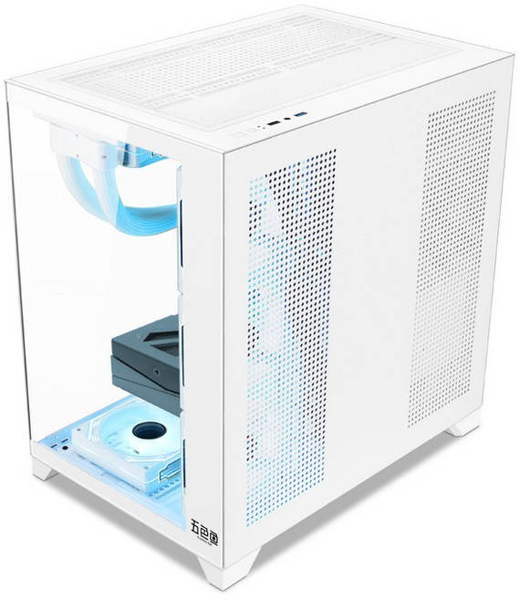 五百國 白色電競機殼, 1個, 白色