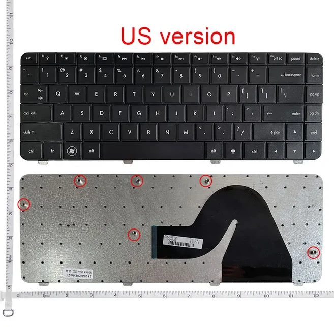 hp 호환 G42 CQ42 CQ42-100 노트북 키보드 미국 RU SP BR 영어 러시아어 스페인어 브라질, 03 OEM US