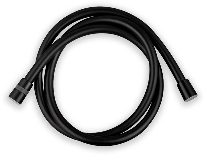 꼬임방지 물때제거 목욕 PVC 샤워호스, 2m, 블랙